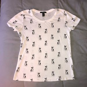 🐶 Boston Terrier Print Tee! French Bulldog CUTE